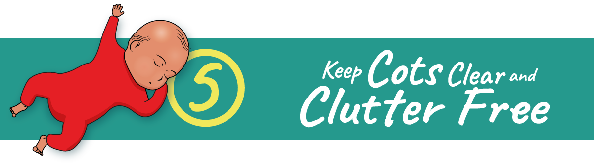 Keep a cot clutter free